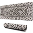 thumbnail image 1 of Long Mouse Pads for Desk,Black Geometric Diamond Striped Pattern Desk Mats on Top Of Desks, Desk Mouse Pad Extra Large with 3mm Non-Slip Base and Stitched Edge for Gaming,Office,Work,Home 31.5"x11.8", 1 of 6