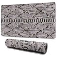thumbnail image 1 of Long Mouse Pads for Desk,Black Geometric Diamond Striped Pattern Desk Mats on Top Of Desks, Desk Mouse Pad Extra Large with 3mm Non-Slip Base and Stitched Edge for Gaming,Office,Work,Home 47.3"x23.6", 1 of 6