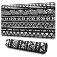 thumbnail image 1 of Long Mouse Pads for Desk,Black Geometric Diamond Triangle Pattern Desk Mats on Top Of Desks, Desk Mouse Pad Extra Large with 3mm Non-Slip Base and Stitched Edge for Gaming,Office,Work,Home 47.3"x23.6", 1 of 6