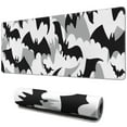 thumbnail image 1 of Long Mouse Pads for Desk,Black and Gray Halloween Bats Desk Mats on Top Of Desks, Desk Mouse Pad Extra Large with 3mm Non-Slip Base and Stitched Edge for Gaming,Office,Work,Home 31.5"x11.8", 1 of 6
