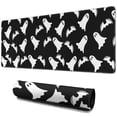thumbnail image 1 of Long Mouse Pads for Desk,Black Halloween Ghosts and Bats Desk Mats on Top Of Desks, Desk Mouse Pad Extra Large with 3mm Non-Slip Base and Stitched Edge for Gaming,Office,Work,Home 31.5"x11.8", 1 of 6