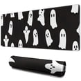 thumbnail image 1 of Long Mouse Pads for Desk,Black Halloween Ghosts Desk Mats on Top Of Desks, Desk Mouse Pad Extra Large with 3mm Non-Slip Base and Stitched Edge for Gaming,Office,Work,Home 31.5"x11.8", 1 of 6
