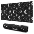 thumbnail image 1 of Long Mouse Pads for Desk,Black Moon Skull Pattern Desk Mats on Top Of Desks, Desk Mouse Pad Extra Large with 3mm Non-Slip Base and Stitched Edge for Gaming,Office,Work,Home 31.5"x15.7", 1 of 6