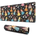 thumbnail image 1 of Long Mouse Pads for Desk,Black Princess Castle Pattern Desk Mats on Top Of Desks, Desk Mouse Pad Extra Large with 3mm Non-Slip Base and Stitched Edge for Gaming,Office,Work,Home 31.5"x11.8", 1 of 6