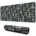 thumbnail image 1 of Long Mouse Pads for Desk,Black Skeleton Plant Pattern Desk Mats on Top Of Desks, Desk Mouse Pad Extra Large with 3mm Non-Slip Base and Stitched Edge for Gaming,Office,Work,Home 31.5"x11.8", 1 of 6