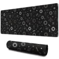 thumbnail image 1 of Long Mouse Pads for Desk,Black Sun Moon Star Geometry Hand Desk Mats on Top Of Desks, Desk Mouse Pad Extra Large with 3mm Non-Slip Base and Stitched Edge for Gaming,Work,Home 31.5"x11.8", 1 of 5