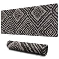 thumbnail image 1 of Long Mouse Pads for Desk,Black and White Geometric Pattern Desk Mats on Top Of Desks, Desk Mouse Pad Extra Large with 3mm Non-Slip Base and Stitched Edge for Gaming,Office,Work,Home 31.5"x11.8", 1 of 6