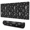 thumbnail image 1 of Long Mouse Pads for Desk,Black White Skull Hand Spider Pattern Desk Mats on Top Of Desks, Desk Mouse Pad Extra Large with 3mm Non-Slip Base and Stitched Edge for Gaming,Office,Work,Home 35.4"x15.7", 1 of 6