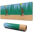 thumbnail image 1 of Long Mouse Pads for Desk,Blue Bigfoot and Guitar Pattern Desk Mats on Top Of Desks, Desk Mouse Pad Extra Large with 3mm Non-Slip Base and Stitched Edge for Gaming,Office,Work,Home 31.5"x11.8", 1 of 6