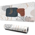 thumbnail image 1 of Long Mouse Pads for Desk,Blue Boho Abstract and Plant Pattern Desk Mats on Top Of Desks, Desk Mouse Pad Extra Large with 3mm Non-Slip Base and Stitched Edge for Gaming,Office,Work,Home 31.5"x11.8", 1 of 6