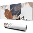 thumbnail image 1 of Long Mouse Pads for Desk,Blue Boho Abstract and Plant Pattern Desk Mats on Top Of Desks, Desk Mouse Pad Extra Large with 3mm Non-Slip Base and Stitched Edge for Gaming,Office,Work,Home 31.5"x11.8", 1 of 6
