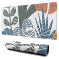 thumbnail image 1 of Long Mouse Pads for Desk,Blue Boho Plant Pattern Desk Mats on Top Of Desks, Desk Mouse Pad Extra Large with 3mm Non-Slip Base and Stitched Edge for Gaming,Office,Work,Home 31.5"x15.7", 1 of 6