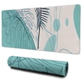 thumbnail image 1 of Long Mouse Pads for Desk,Blue Boho Plant Pattern Desk Mats on Top Of Desks, Desk Mouse Pad Extra Large with 3mm Non-Slip Base and Stitched Edge for Gaming,Office,Work,Home 35.4"x15.7", 1 of 6