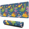 thumbnail image 1 of Long Mouse Pads for Desk,Blue Cartoon Dinosaurs Party Pattern Desk Mats on Top Of Desks, Desk Mouse Pad Extra Large with 3mm Non-Slip Base and Stitched Edge for Gaming,Office,Work,Home 31.5"x11.8", 1 of 6