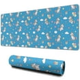 thumbnail image 1 of Long Mouse Pads for Desk,Blue Cartoon Unicorn Gift Balloon Cloud Desk Mats on Top Of Desks, Desk Mouse Pad Extra Large with 3mm Non-Slip Base and Stitched Edge for Gaming,Work,Home 31.5"x11.8", 1 of 5