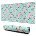 thumbnail image 1 of Long Mouse Pads for Desk,Blue Cartoon Unicorn Rainbow Cloud Desk Mats on Top Of Desks, Desk Mouse Pad Extra Large with 3mm Non-Slip Base and Stitched Edge for Gaming,Work,Home 35.4"x15.7", 1 of 5
