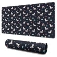 thumbnail image 1 of Long Mouse Pads for Desk,Blue Cartoon Unicorn Rainbow Heart Cloud Desk Mats on Top Of Desks, Desk Mouse Pad Extra Large with 3mm Non-Slip Base and Stitched Edge for Gaming,Work,Home 31.5"x15.7", 1 of 5
