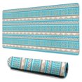 thumbnail image 1 of Long Mouse Pads for Desk,Blue Ethnic Geometric Pattern Desk Mats on Top Of Desks, Desk Mouse Pad Extra Large with 3mm Non-Slip Base and Stitched Edge for Gaming,Office,Work,Home 31.5"x15.7", 1 of 6