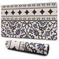 thumbnail image 1 of Long Mouse Pads for Desk,Blue Geometric Flower Diamond Pattern Desk Mats on Top Of Desks, Desk Mouse Pad Extra Large with 3mm Non-Slip Base and Stitched Edge for Gaming,Office,Work,Home 47.3"x23.6", 1 of 6