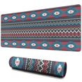 thumbnail image 1 of Long Mouse Pads for Desk,Blue Geometric and Striped Pattern Desk Mats on Top Of Desks, Desk Mouse Pad Extra Large with 3mm Non-Slip Base and Stitched Edge for Gaming,Office,Work,Home 31.5"x11.8", 1 of 6