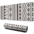 thumbnail image 1 of Long Mouse Pads for Desk,Blue Geometric Triangle Circle Pattern Desk Mats on Top Of Desks, Desk Mouse Pad Extra Large with 3mm Non-Slip Base and Stitched Edge for Gaming,Office,Work,Home 31.5"x11.8", 1 of 6