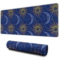 thumbnail image 1 of Long Mouse Pads for Desk,Blue Sun Moon Constellation Pattern Desk Mats on Top Of Desks, Desk Mouse Pad Extra Large with 3mm Non-Slip Base and Stitched Edge for Gaming,Office,Work,Home 31.5"x11.8", 1 of 6
