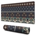 thumbnail image 1 of Long Mouse Pads for Desk,Boho Blue Elaborate Ethnic Pattern Desk Mats on Top Of Desks, Desk Mouse Pad Extra Large with 3mm Non-Slip Base and Stitched Edge for Gaming,Office,Work,Home 31.5"x15.7", 1 of 6