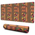 thumbnail image 1 of Long Mouse Pads for Desk,Boho Colorful Geometric Ethnic Pattern Desk Mats on Top Of Desks, Desk Mouse Pad Extra Large with 3mm Non-Slip Base and Stitched Edge for Gaming,Office,Work,Home 35.4"x15.7", 1 of 6
