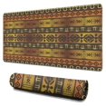 thumbnail image 1 of Long Mouse Pads for Desk,Boho Golden Ethnic Pattern Desk Mats on Top Of Desks, Desk Mouse Pad Extra Large with 3mm Non-Slip Base and Stitched Edge for Gaming,Office,Work,Home 31.5"x15.7", 1 of 6
