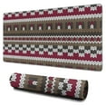 thumbnail image 1 of Long Mouse Pads for Desk,Boho Red Knitted Ethnic Pattern Desk Mats on Top Of Desks, Desk Mouse Pad Extra Large with 3mm Non-Slip Base and Stitched Edge for Gaming,Office,Work,Home 31.5"x15.7", 1 of 6