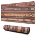 thumbnail image 1 of Long Mouse Pads for Desk,Boho Red Multicolored Ethnic Pattern Desk Mats on Top Of Desks, Desk Mouse Pad Extra Large with 3mm Non-Slip Base and Stitched Edge for Gaming,Office,Work,Home 31.5"x15.7", 1 of 6
