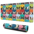 thumbnail image 1 of Long Mouse Pads for Desk,Boston Terrier Desk Mats on Top Of Desks, Desk Mouse Pad Extra Large with 3mm Non-Slip Base and Stitched Edge for Gaming,Office,Work,Home 35.4"x15.7", 1 of 6