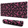 thumbnail image 1 of Long Mouse Pads for Desk,Breast Cancer Desk Mats on Top Of Desks, Desk Mouse Pad Extra Large with 3mm Non-Slip Base and Stitched Edge for Gaming,Office,Work,Home 35.4x15.7in, 1 of 5