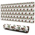 thumbnail image 1 of Long Mouse Pads for Desk,Brown Bigfoot and Pine Tree Pattern Desk Mats on Top Of Desks, Desk Mouse Pad Extra Large with 3mm Non-Slip Base and Stitched Edge for Gaming,Office,Work,Home 35.4"x15.7", 1 of 6