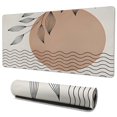 thumbnail image 1 of Long Mouse Pads for Desk,Brown Boho Abstract and Plant Pattern Desk Mats on Top Of Desks, Desk Mouse Pad Extra Large with 3mm Non-Slip Base and Stitched Edge for Gaming,Office,Work,Home 35.4"x15.7", 1 of 6