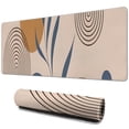 thumbnail image 1 of Long Mouse Pads for Desk,Brown Boho Geometric and Plant Pattern Desk Mats on Top Of Desks, Desk Mouse Pad Extra Large with 3mm Non-Slip Base and Stitched Edge for Gaming,Office,Work,Home 31.5"x11.8", 1 of 6