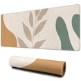 thumbnail image 1 of Long Mouse Pads for Desk,Brown Boho Plant Pattern Desk Mats on Top Of Desks, Desk Mouse Pad Extra Large with 3mm Non-Slip Base and Stitched Edge for Gaming,Office,Work,Home 31.5"x11.8", 1 of 6