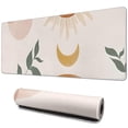 thumbnail image 1 of Long Mouse Pads for Desk,Brown Boho Sun, Moon and Plant Pattern Desk Mats on Top Of Desks, Desk Mouse Pad Extra Large with 3mm Non-Slip Base and Stitched Edge for Gaming,Office,Work,Home 31.5"x11.8", 1 of 6