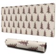 thumbnail image 1 of Long Mouse Pads for Desk,Brown Christmas Tree Pattern Desk Mats on Top Of Desks, Desk Mouse Pad Extra Large with 3mm Non-Slip Base and Stitched Edge for Gaming,Office,Work,Home 35.4x15.7in, 1 of 5