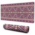 thumbnail image 1 of Long Mouse Pads for Desk,Brown Ethnic Pattern Desk Mats on Top Of Desks, Desk Mouse Pad Extra Large with 3mm Non-Slip Base and Stitched Edge for Gaming,Office,Work,Home 35.4"x15.7", 1 of 6