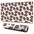 thumbnail image 1 of Long Mouse Pads for Desk,Brown Footballs Repeat Pattern Desk Mats on Top Of Desks, Desk Mouse Pad Extra Large with 3mm Non-Slip Base and Stitched Edge for Gaming,Office,Work,Home 47.3"x23.6", 1 of 6
