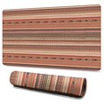 thumbnail image 1 of Long Mouse Pads for Desk,Brown Geometric Striped Pattern Desk Mats on Top Of Desks, Desk Mouse Pad Extra Large with 3mm Non-Slip Base and Stitched Edge for Gaming,Office,Work,Home 47.3"x23.6", 1 of 6