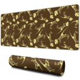thumbnail image 1 of Long Mouse Pads for Desk,Brown Yellow Dinosaurs Fossils Pattern Desk Mats on Top Of Desks, Desk Mouse Pad Extra Large with 3mm Non-Slip Base and Stitched Edge for Gaming,Office,Work,Home 31.5"x11.8", 1 of 6