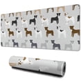 thumbnail image 1 of Long Mouse Pads for Desk,Bulldog Dog Desk Mats on Top Of Desks, Desk Mouse Pad Extra Large with 3mm Non-Slip Base and Stitched Edge for Gaming,Office,Work,Home 31.5"x11.8", 1 of 6