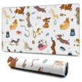 thumbnail image 1 of Long Mouse Pads for Desk,Cartoon Dachshund Desk Mats on Top Of Desks, Desk Mouse Pad Extra Large with 3mm Non-Slip Base and Stitched Edge for Gaming,Office,Work,Home 47.3"x23.6", 1 of 6