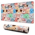 thumbnail image 1 of Long Mouse Pads for Desk,Cartoon Dog Desk Mats on Top Of Desks, Desk Mouse Pad Extra Large with 3mm Non-Slip Base and Stitched Edge for Gaming,Office,Work,Home 31.5"x15.7", 1 of 6