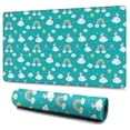 thumbnail image 1 of Long Mouse Pads for Desk,Cartoon Unicorn Rainbow Cloud Star Desk Mats on Top Of Desks, Desk Mouse Pad Extra Large with 3mm Non-Slip Base and Stitched Edge for Gaming,Work,Home 47.3"x23.6", 1 of 5