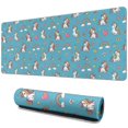 thumbnail image 1 of Long Mouse Pads for Desk,Cartoon Unicorn Rainbow Heart Butterfly Crown Desk Mats on Top Of Desks, Desk Mouse Pad Extra Large with 3mm Non-Slip Base and Stitched Edge for Gaming,Work,Home 31.5"x11.8", 1 of 5