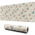 thumbnail image 1 of Long Mouse Pads for Desk,Cartoon Unicorn Rainbow Star Magic Wand Cloud Desk Mats on Top Of Desks, Desk Mouse Pad Extra Large with 3mm Non-Slip Base and Stitched Edge for Gaming,Work,Home 31.5"x11.8", 1 of 5