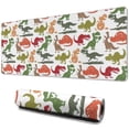 thumbnail image 1 of Long Mouse Pads for Desk,Colorful Cartoon Dinosaurs Pattern Desk Mats on Top Of Desks, Desk Mouse Pad Extra Large with 3mm Non-Slip Base and Stitched Edge for Gaming,Office,Work,Home 31.5"x11.8", 1 of 6